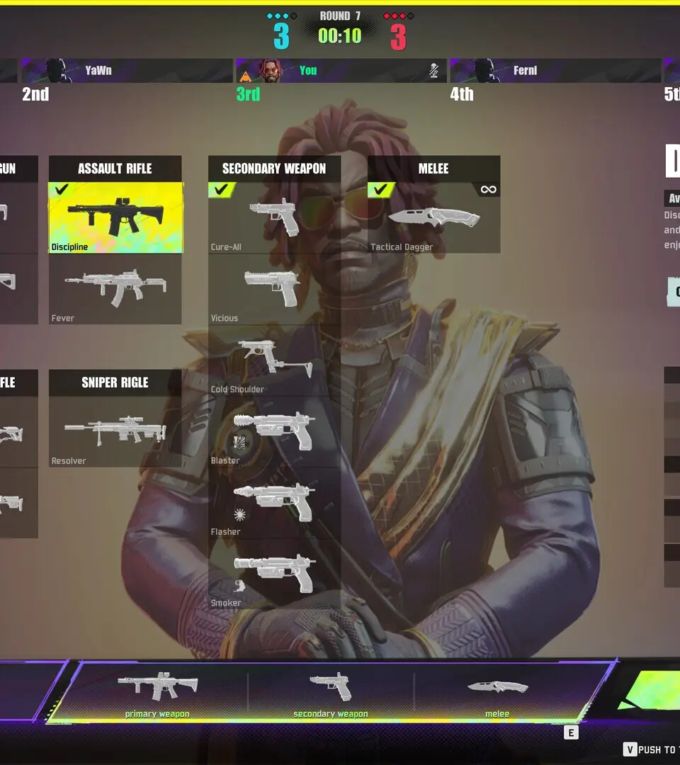 Primary Weapons