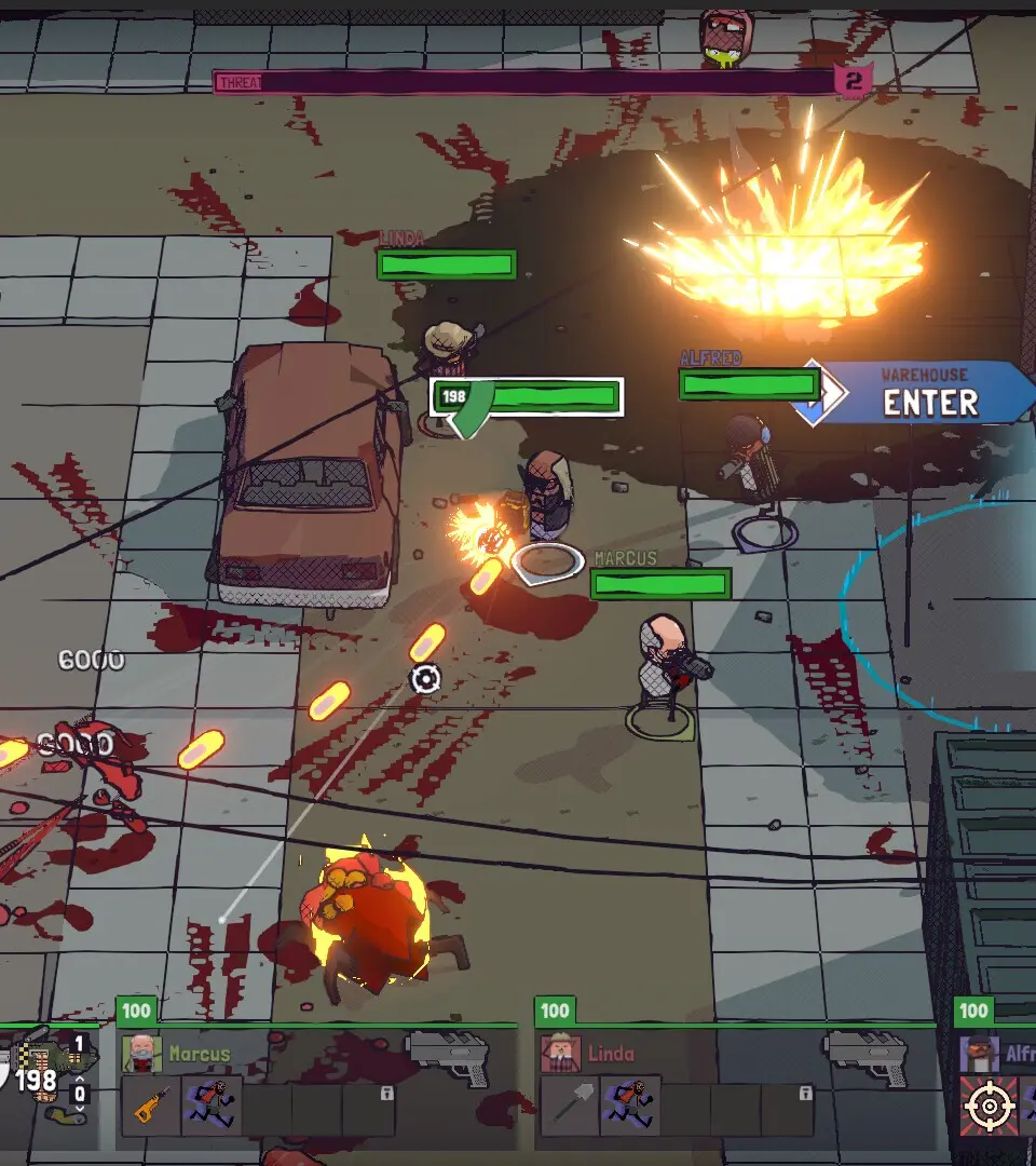Boss: 'Razor' Ryu - GUNTOUCHABLES screenshot