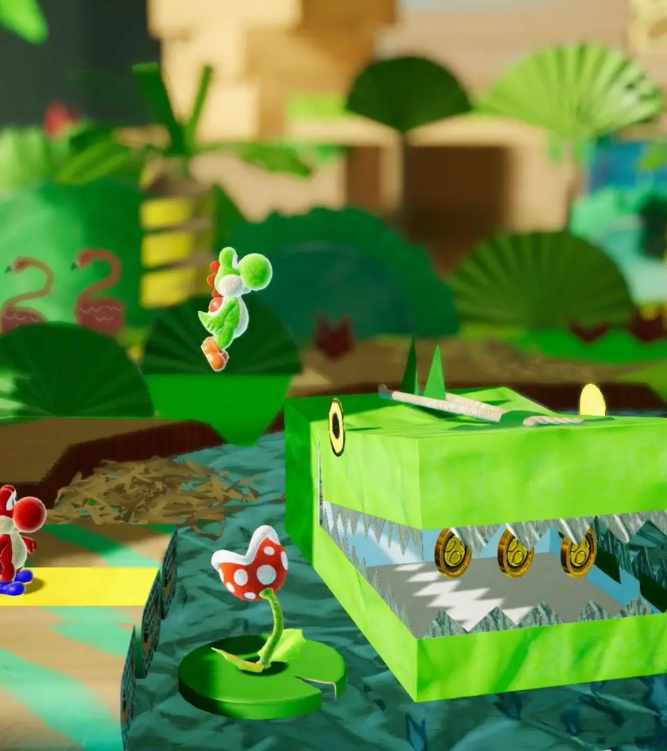 Spring-Loaded - Yoshi's Crafted World screenshot